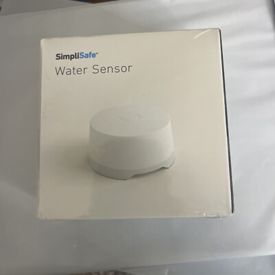 SimpliSafe Smart Indoor Water Sensor, Wi-Fi Connected, Wireless (Battery) - Whit