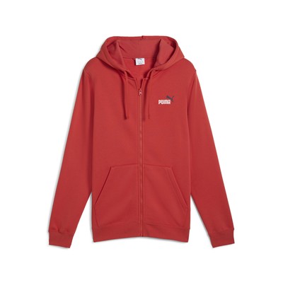 PUMA Mens Essentials 2 Colour Small No. 1 Logo Full-Zip Hoodie Men