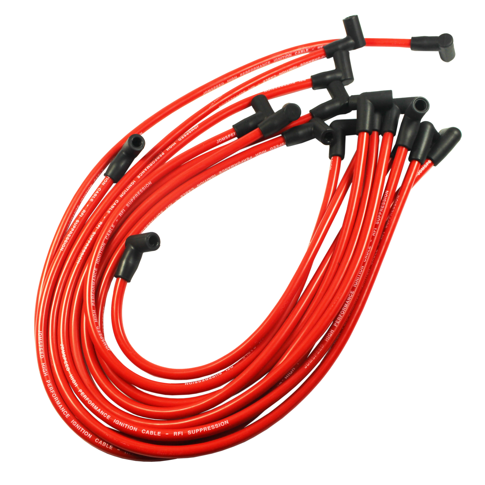 10.5MM Electronic Ignition HEI Spark Plug Wire Set Fit Chevy SBC BBC 454 383 350