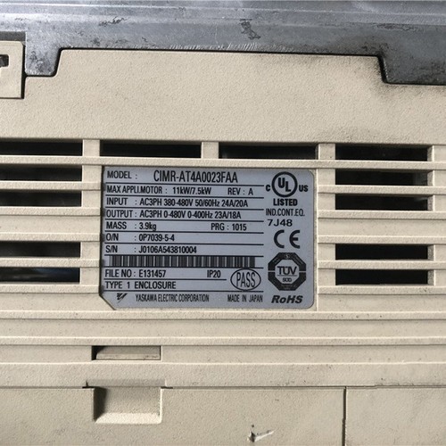 日本未入荷 kavakava box 1pc used Yaskawa inverter CIMR-AT4A0023FAA Free shipping | eBay