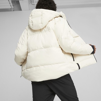 Pre-owned Puma Men's Tech Jacket In White - Alpine Snow