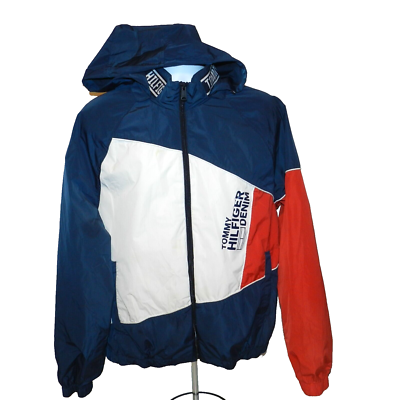 Tommy Hilfiger Denim Windbreaker Jacket Size XL Men s eBay