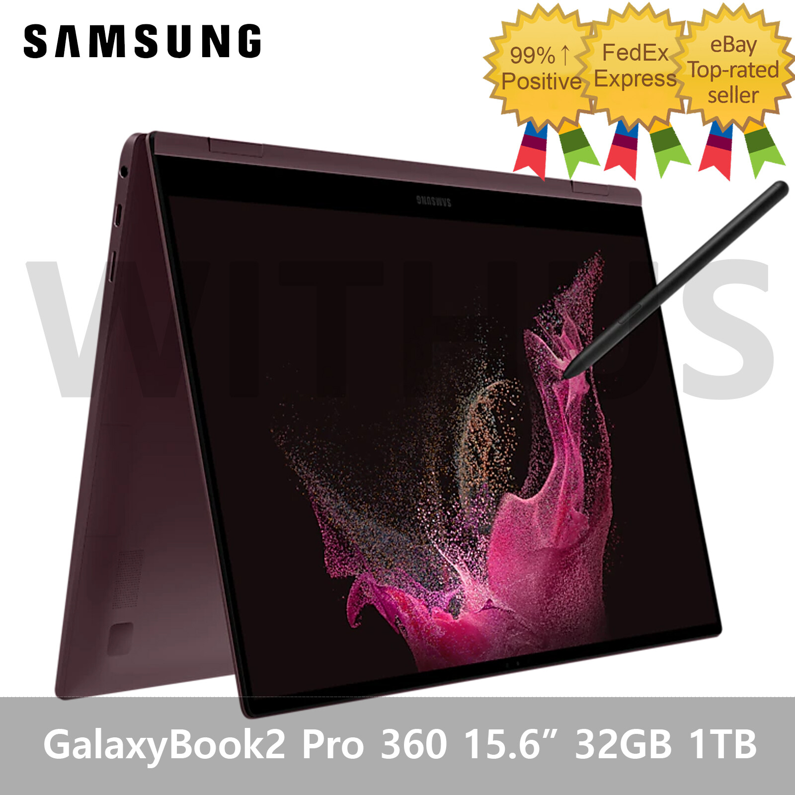 SAMSUNG Galaxy Book 2 Pro 360 15.6inch (Intel Core i7 32GB SSD 1TB) NT950QED-K71 SAMSUNG Galaxy Book 2 Pro 360 15.6inch (Intel Core i7 32GB SSD 1TB) NT950QED-K71