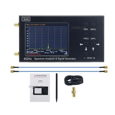 HAMGEEK SA6-V2 35-6200MHz Spectrum Analyzer & Signal Generator Designed