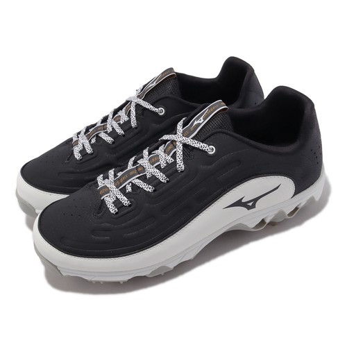 

Мужские бейсбольные бутсы Mizuno 9-Spike Ambition 3 Black White 11GM2351-09, Черный, 9-spike Ambition 3