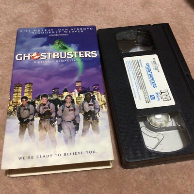 Ghostbusters VHS 1999 Bill Murray Sigourney Weaver Dan Aykroyd Classic Movie