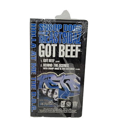 Snoop Dogg Presents Tha Eastsidaz  G'd Up Got Beef Hip Hop Promo VHS Sealed 2000