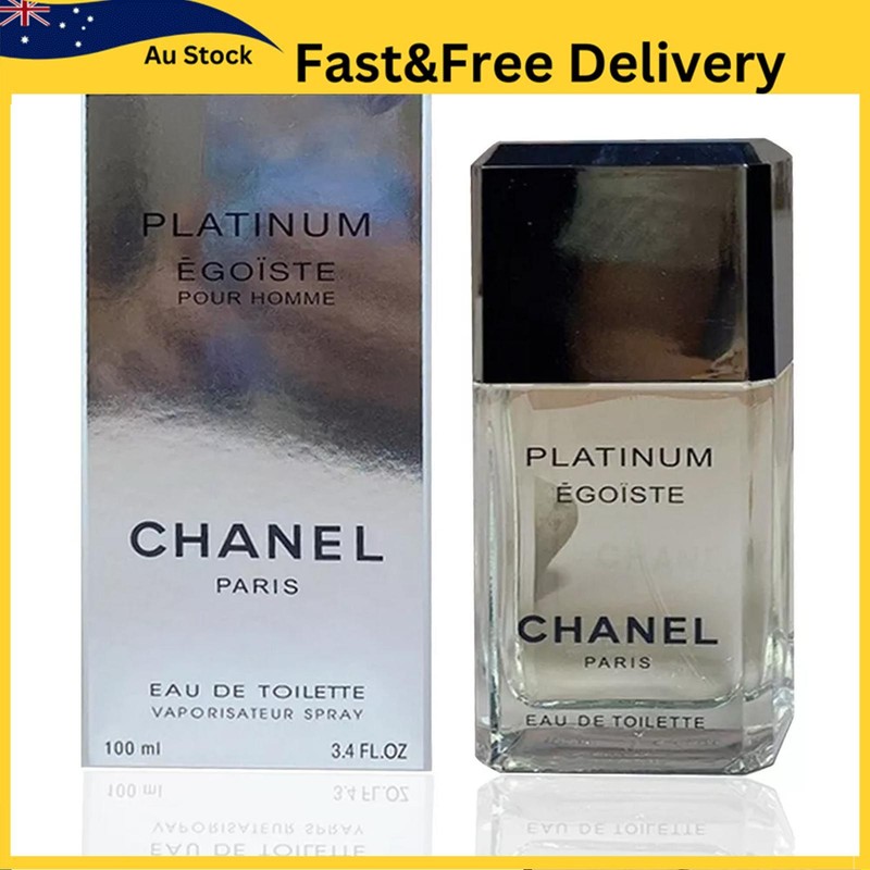 New In Box! Platinum Egoiste 3.4oz Edt Spray For Men - Authentic Brand