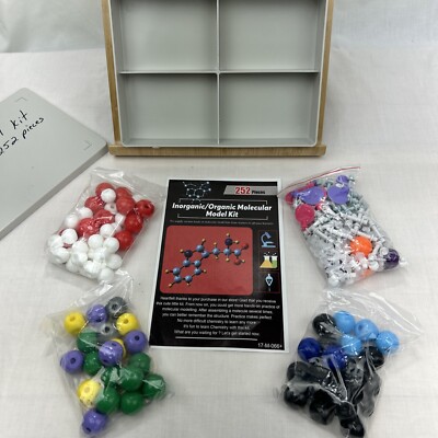 Inorganic/Organic Molecular Model Kit - 252 pieces - New!