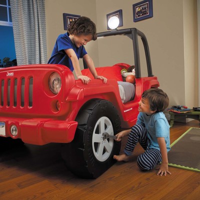 Little Tikes Jeep Wrangler Toddler to Twin Bed, Black