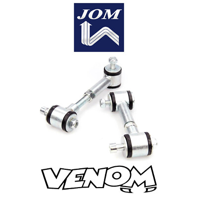JOM Adjustable Front Drop Links 120mm-165mm M10 VW Golf Mk4 2WD 1999-2005