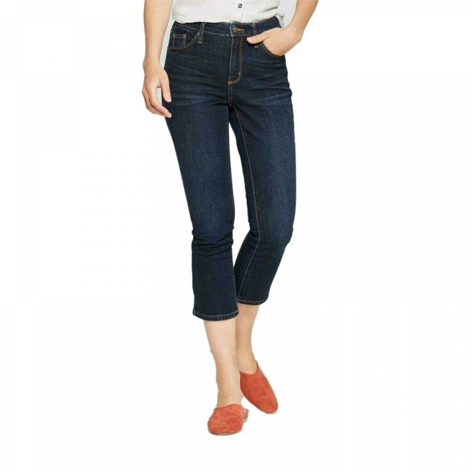 kick boot crop jeans