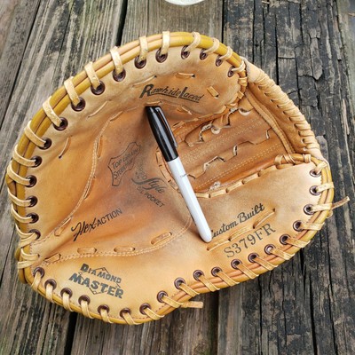 Vintage Diamond Master S379FR Custom Built Pro Style Baseball Glove First Left