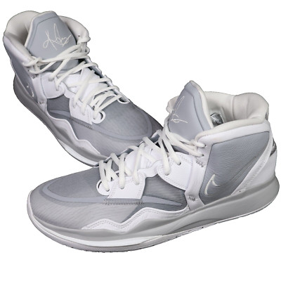 Nike Kyrie Infinity TB White-Wolf Grey Size 14 Men's