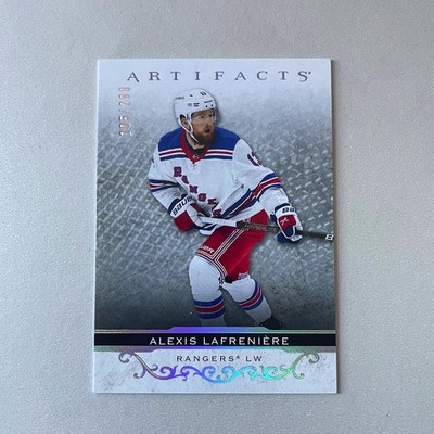 2021 Upper Deck Artifacts Hockey #106 Alexis Lafreniere Silver Spectrum 105/299