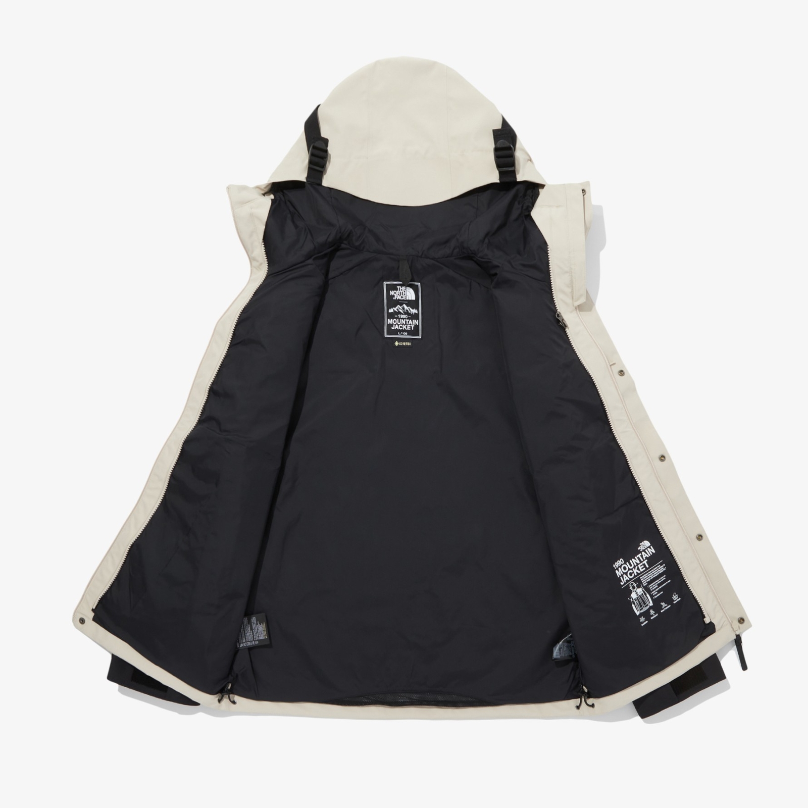 【THE NORTH FACE】　21cm  ヌプシ THE NORTH FACE NOVELTY NUPTSE WHITE CATALOGUE COLLAGE
