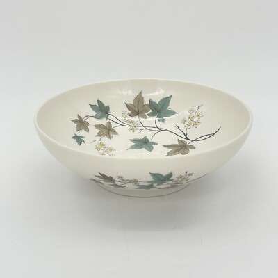 Vintage Carefree by Syracuse China Woodbine Serving Bowl 8  Made In USA