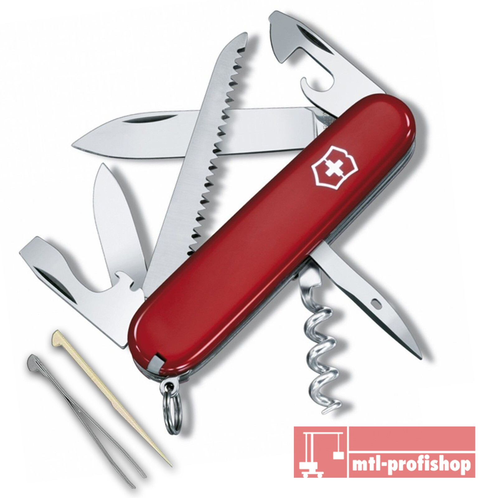 Victorinox Camper Offiziersmesser Rot • 13 Funktionen • NEU 1.3613