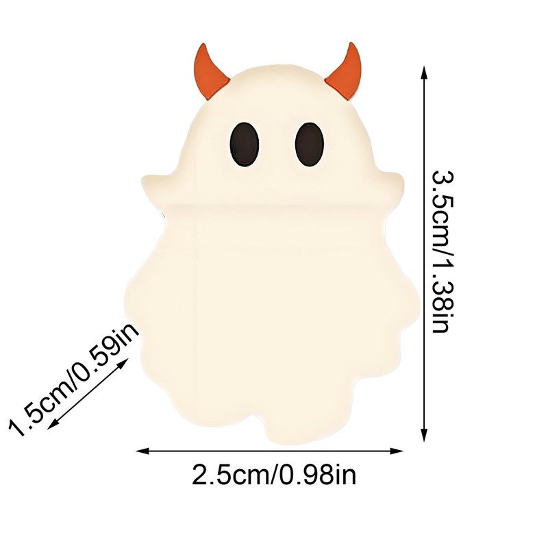 Décorations De Téléphone 6pcs Stick-on Ghost Phone Buddy Mignon Ghost