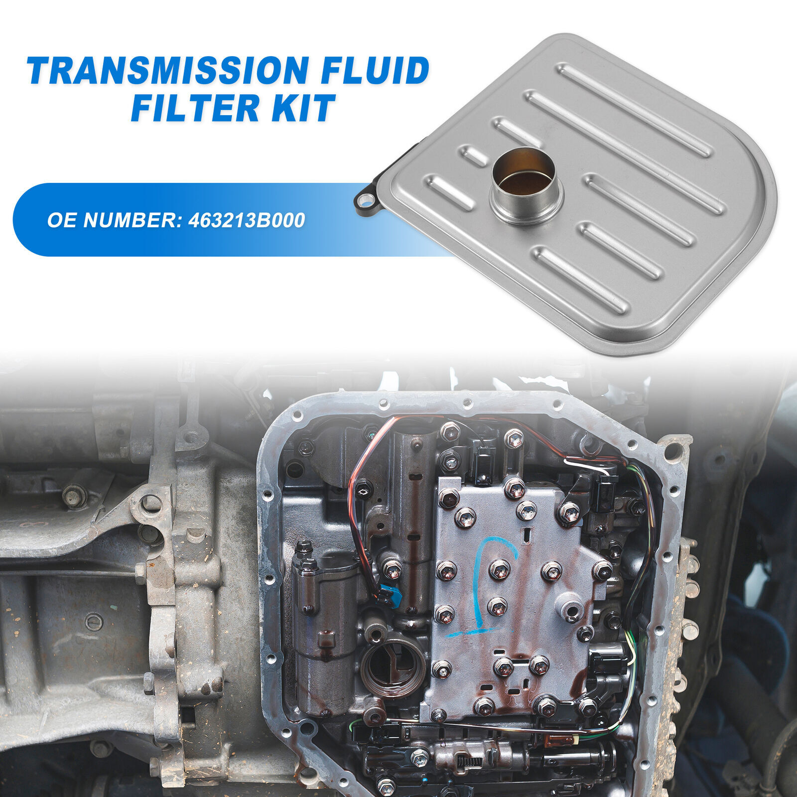 A6LF1 A6LF2 Car Transmission Fluid Filter Oil Pan Fit for Hyundai