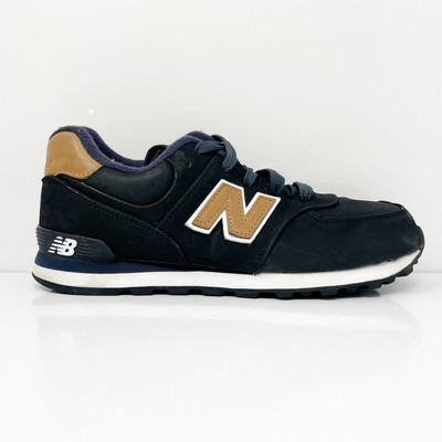 

New Balance Boys 574 KL574OSP Черная повседневная обувь Кроссовки Размер 3 M, Черный, 574