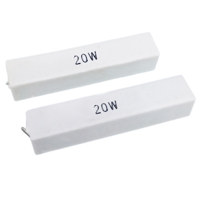 US Stock 2pcs 5K ohm 5KΩJ 20 watt Axial Ceramic Cement Power Resistor 20W