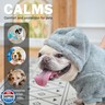 SCENEREAL Fleece Dog Sweater Hoodie for Small Medium Large Pets, Fuzzy Warm Sweatshirt With Pocket, Winter/Fall Clothes for Boys and Girls, Designer Cute Male/Female Apparel With Leash Hole