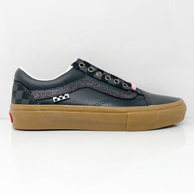 

Vans Mens Off The Wall 721454 Черная повседневная обувь Кроссовки Размер 7.5, Черный, Off The Wall
