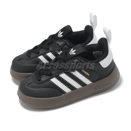 adidas Originals Adifom Samba 360 I Core Черно-белая резинка для малышей JH5201