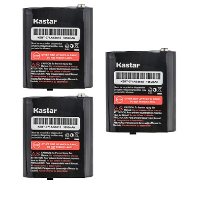 Kastar 1650mAh Ni-MH Battery for Motorola 53615 TalkAbout T5920 TalkAbout T5950