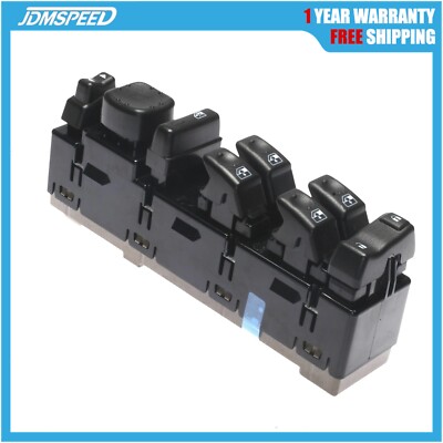 15883320 Front Driver Left Side Power Window Switch Black Fits Chevy