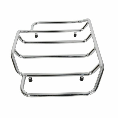 New Chromed Tour Pack Top luggage Rack Rail For Harley touring Trunk Pak FL
