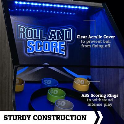 Classic Hall Of Games 9 Ft Roll And Score Game LED Lights And Electronic Scorer