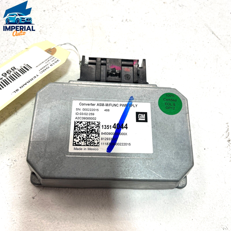 Used GMC TERRAIN SL 2018-2021 POWER VOLTAGE INVERTER CONVERTER MODULE UNIT OEM