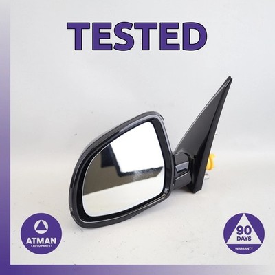 14-16 BMW F15 X5 Left Driver Side Rear View Door Mirror Black 51167364001 OEM