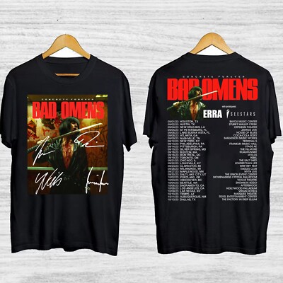 Rare Bad Omens Tour Shirt Rare Men S-5XL Tee 3D956