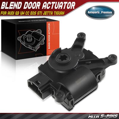Heater Blend Door Actuator for Audi A3 TT Quattro S3 VW Golf Tiguan Main 604-822