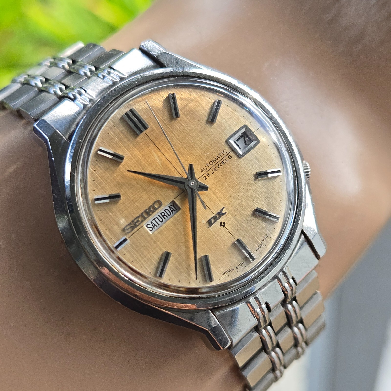 Vintage SEIKO Sea Lion men's automatic watch 6106-8060 day