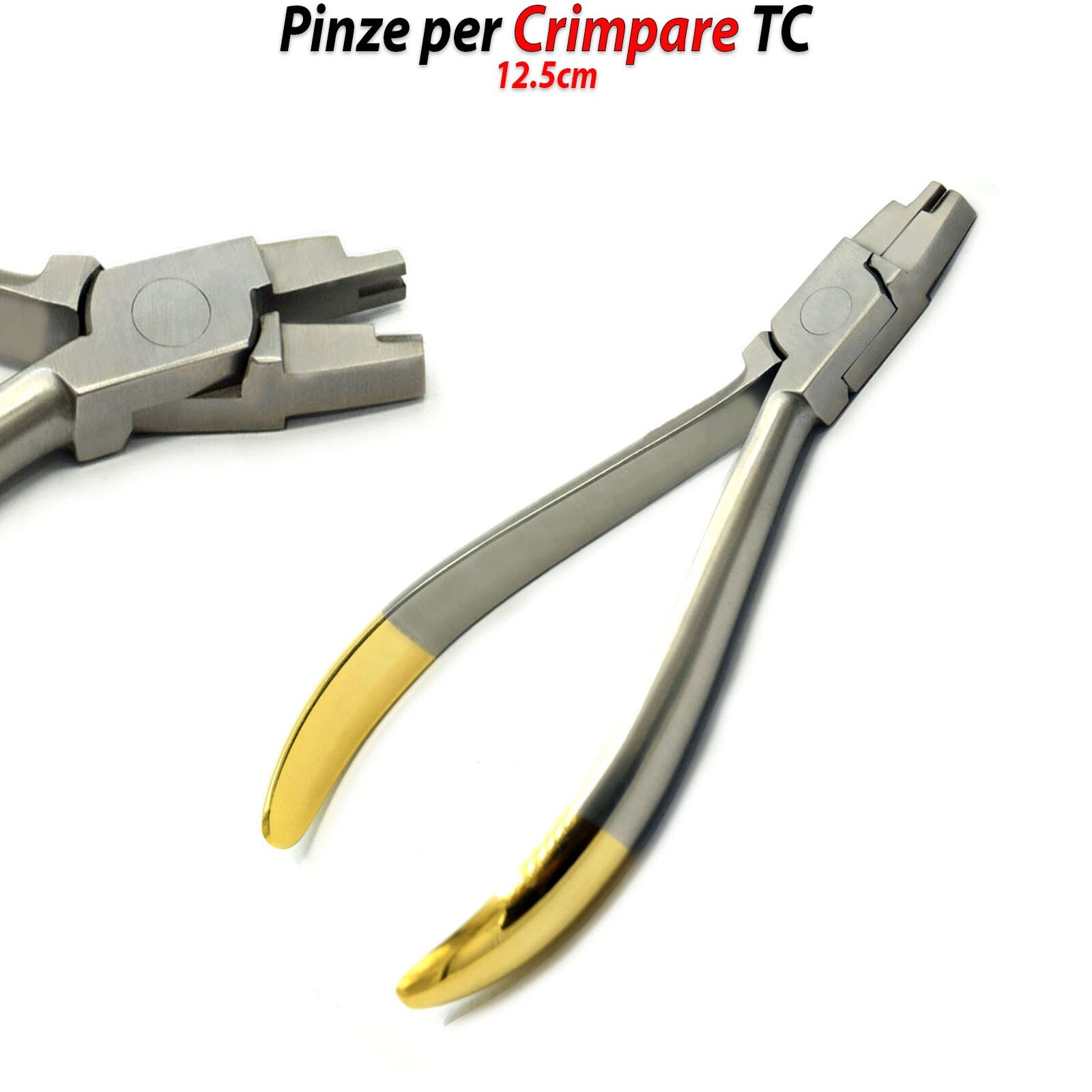 1pc Dentale In Acciaio Inox Ortodontico Pinza A Crimpare Tipo - Foto 8