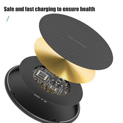 Wireless Fast Charger Charging Pad Dock for Samsung For iPhone Android Phone 