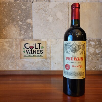 RP 96 pts! 2002 Chateau Petrus Pomerol Bordeaux wine, France