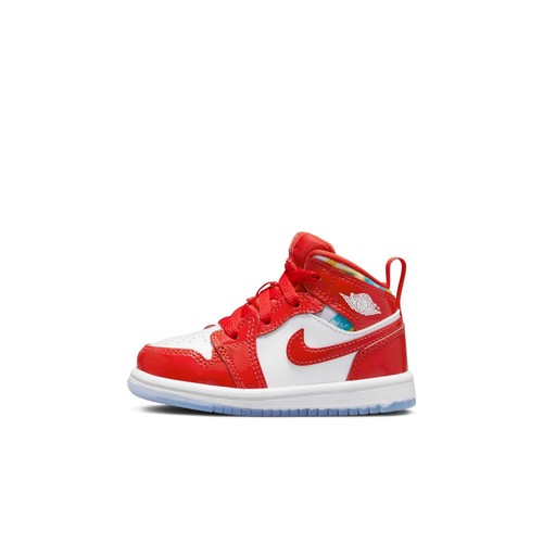 

[DC7250-600] Air Jordan Retro 1 Mid (TD) Barcelona Sweater для малышей, Chile red/white/pollen