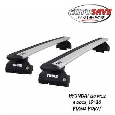 Thule WingBar Evo серебро Крыши Bars  Hyundai i20 Mk.2 5 дверь/ 15-20 Fixed Point