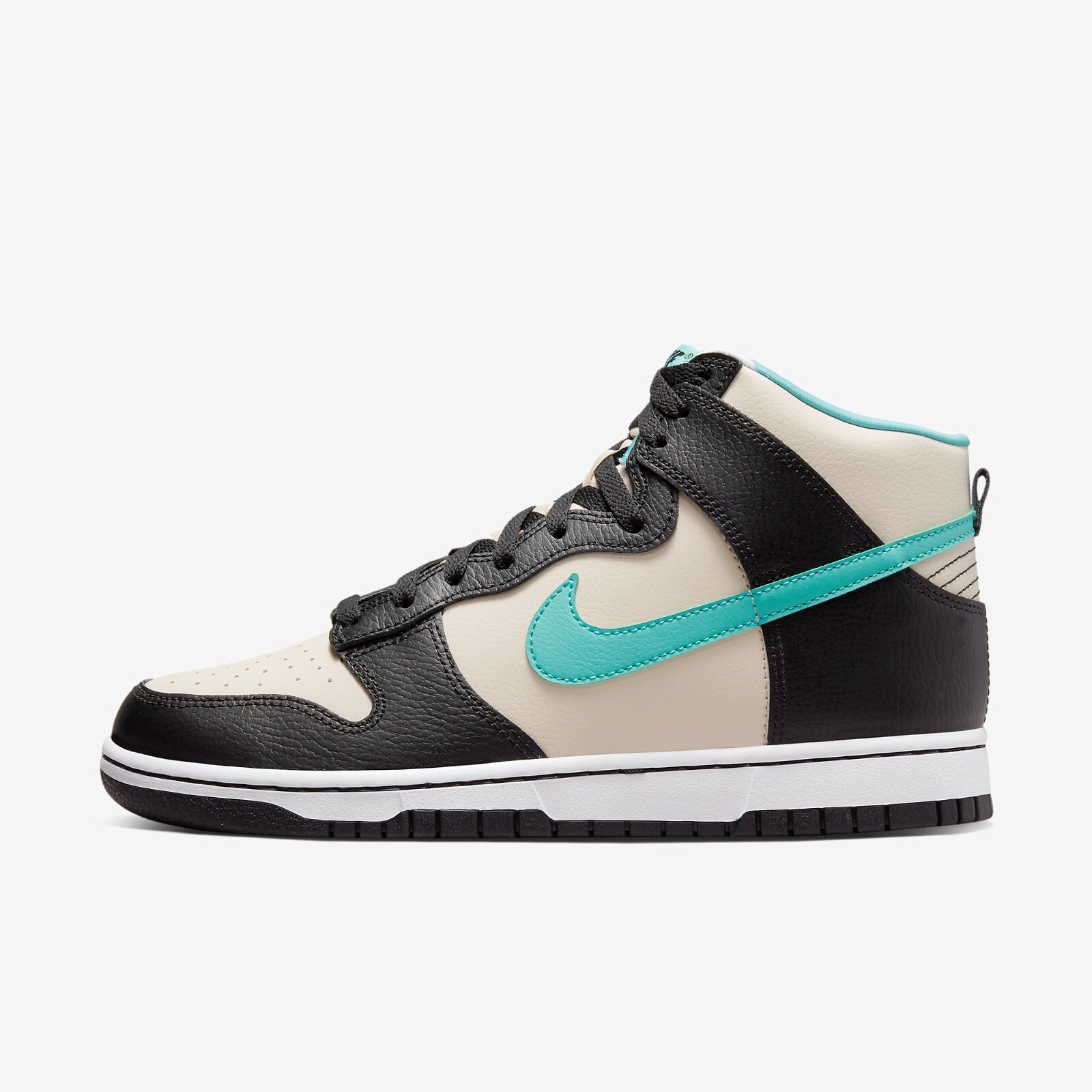 

Обувь Nike Dunk High Retro EMB DO9455-200 «Жемчужно-белый выбеленный бирюзовый», Nike Dunk High Retro EMB