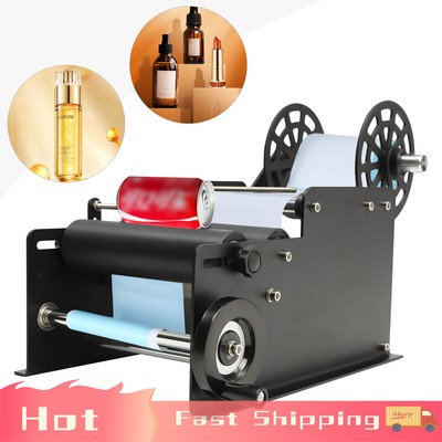 Manual MT-30 Semi-Automatic Label Applicator Round Bottle Labeling Machine US