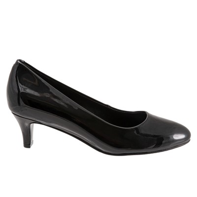 

Женские черные кожаные туфли на каблуке Trotters Fab T1905-005, Черный, Trotters Fab