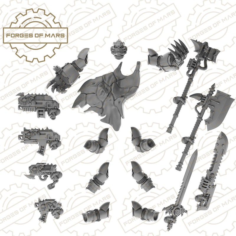 Chaos Gladiators - Night Hunters - Terror Lord Upgrade Kit (X18)