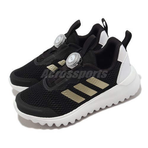 кроссовки adidas ActiveFlex BOA 3.0 K Black White Gold для детей дошкольного возраста IG0588