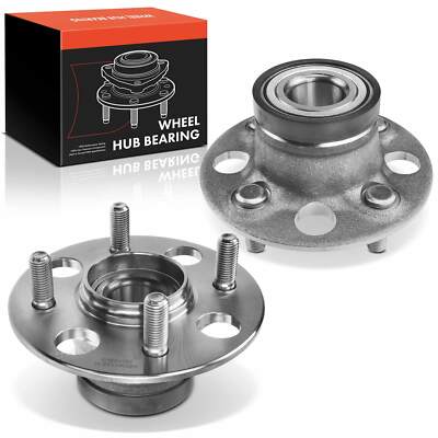 2x Wheel Hub Bearing Assembly w/ ABS for Honda Fit 2007-2014 Insight 10-14 Rear
