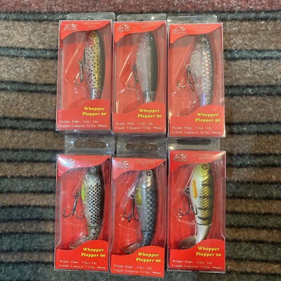 Lot Of 6 River2Sea Whopper Plopper 90 New All Different